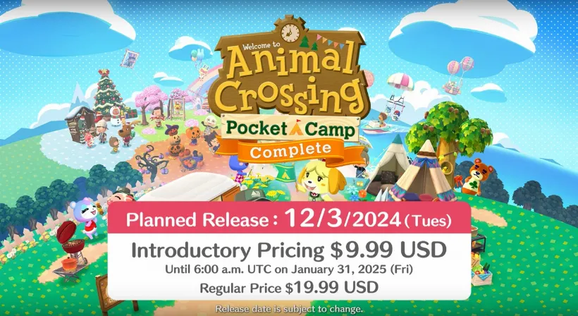 Animal Crossing: Pocket Camp Complete vorgestellt